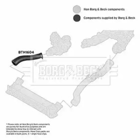 BORG & BECK bth1604 -  Трубка нагнетаемого воздуха
